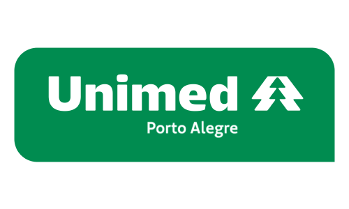 Logomarca da Unimed Porto Alegre que é um dos clientes da Magma Digital